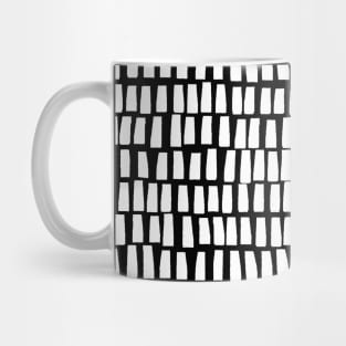 Monochrome Line Pattern Mug